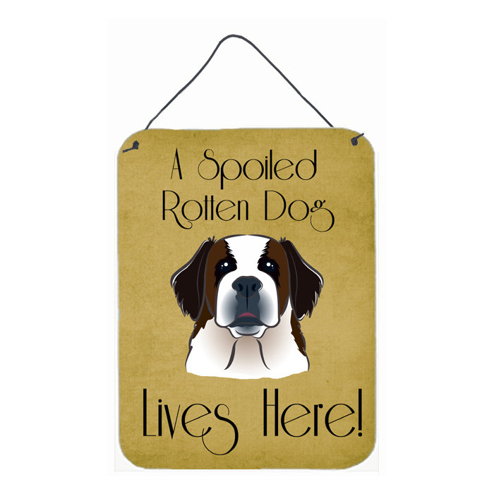 Dog lovers gift shelf plaque /'A very spoilt Frenchie lives here/' French Bulldog