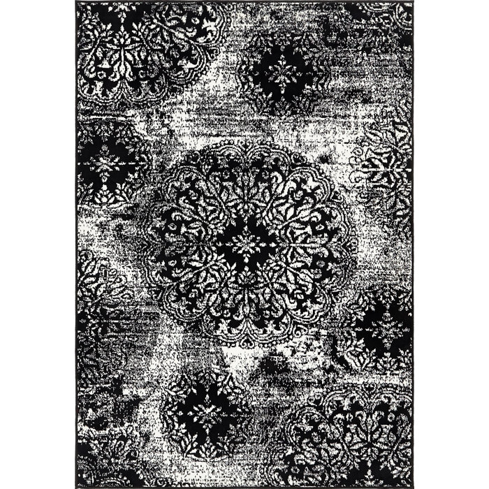 Brandt Black White Area Rug Brandt Black White Area Rug
