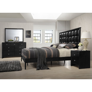 Go to store & view more images Roundhill Furniture Gloria Platform 4 Piece Bedroom Set