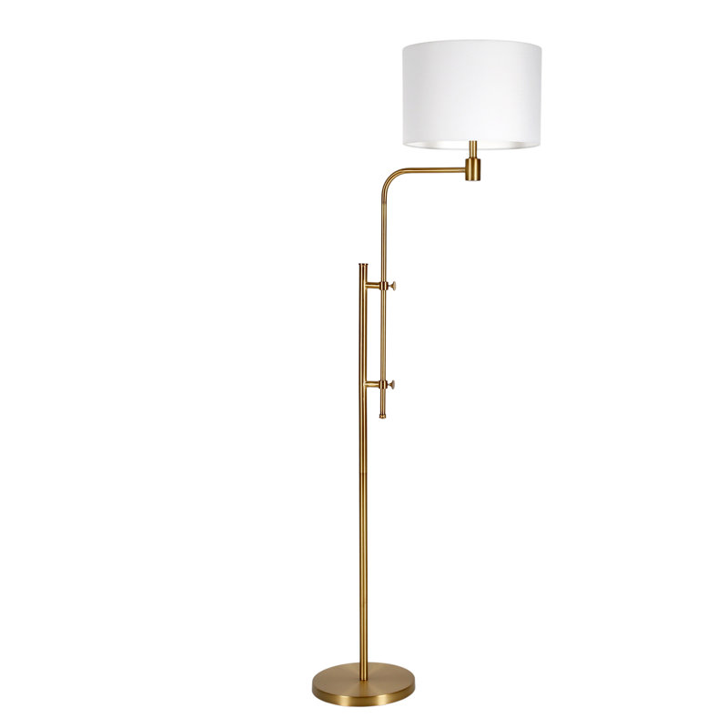 17 Stories Offutt 72 Swing Arm Floor Lamp Reviews Wayfair Offutt 72 Swing Arm Floor Lamp
