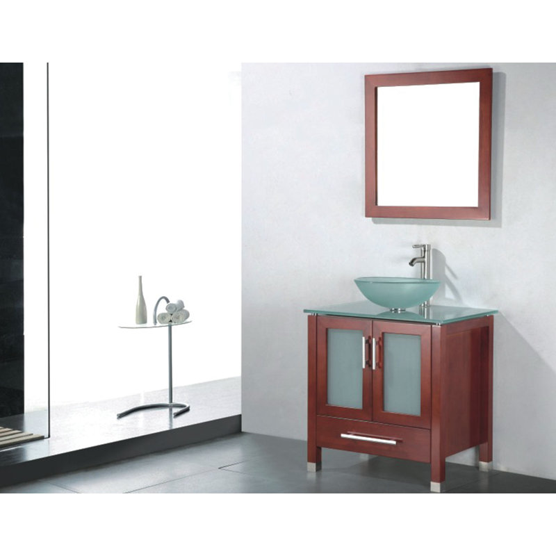 Adrian 36" Single Bathroom Vanity Set with Mirror