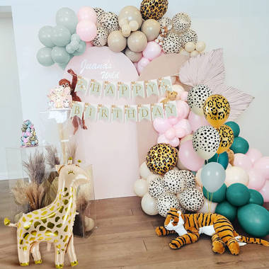 AYUQI Jungle Birthday Party Decorations For Girl, Animal Birthday  Decorations With Safari Balloons For Girl Birthday, Jungle Animal Balloon  For Reusable Birthday Girl Kids Kit | Wayfair