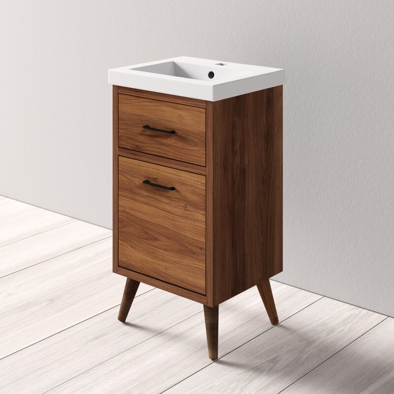 Loraine 18 Single Bathroom Vanity Reviews Allmodern