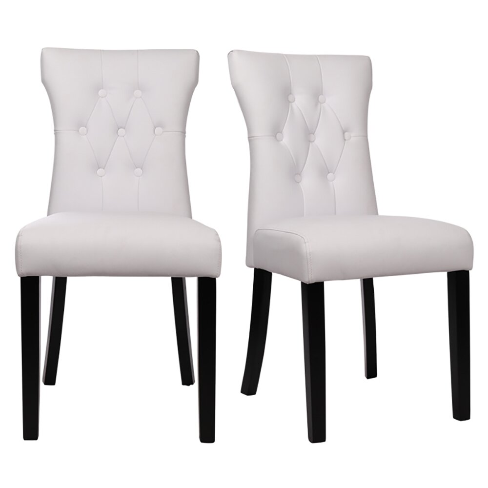 Tichenor Upholstered Dining Chair white