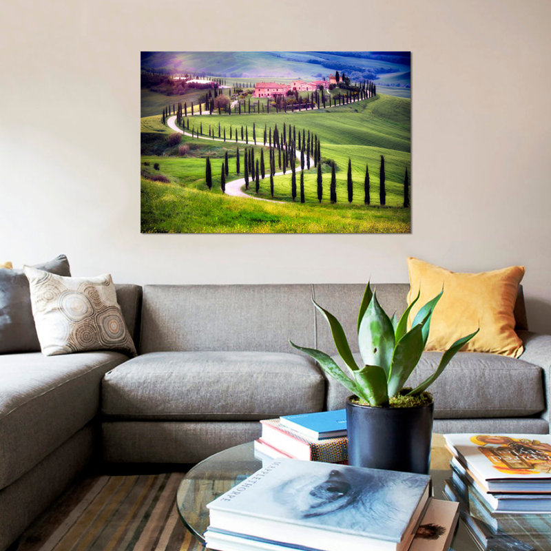 East Urban Home Somewhere In Tuscany Tuscany Italy Photographic Print On Canvas Wayfair