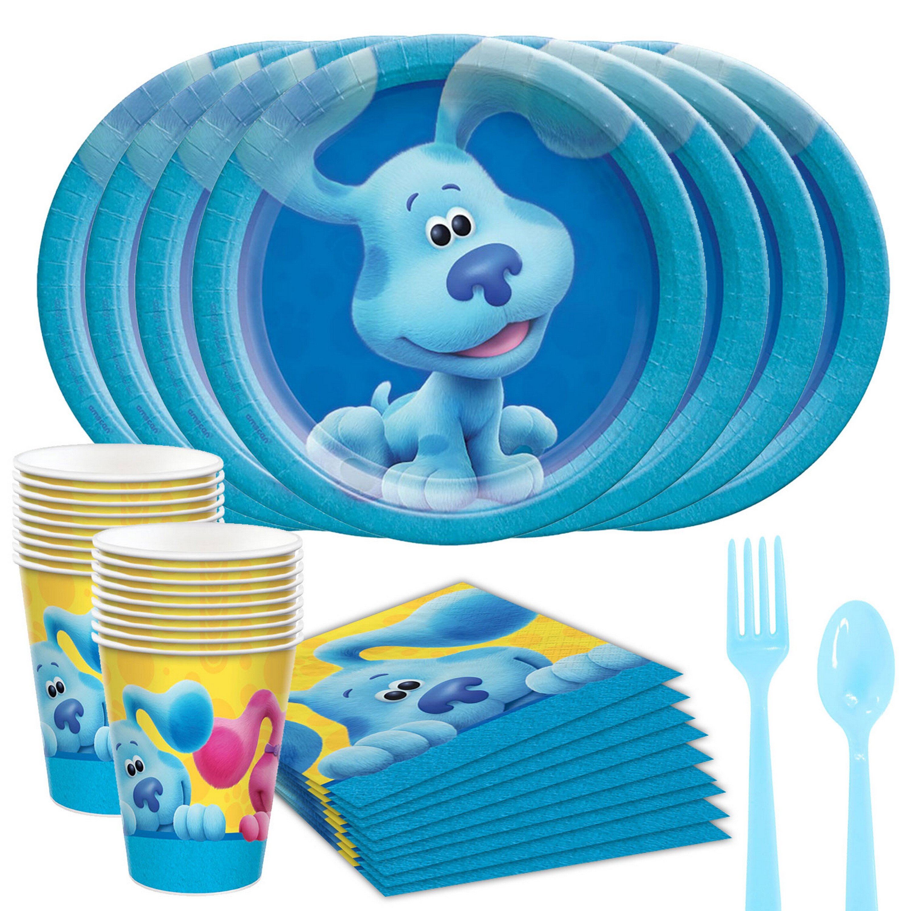 NA Blue S Clues Snack Party Supplies Kit For 24 Guests Wayfair   Blues Clues Snack Party Supplies Kit For 24 Guests 