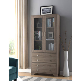 Johnston Contemporary Standard Bookcase by Rosecliff Heights