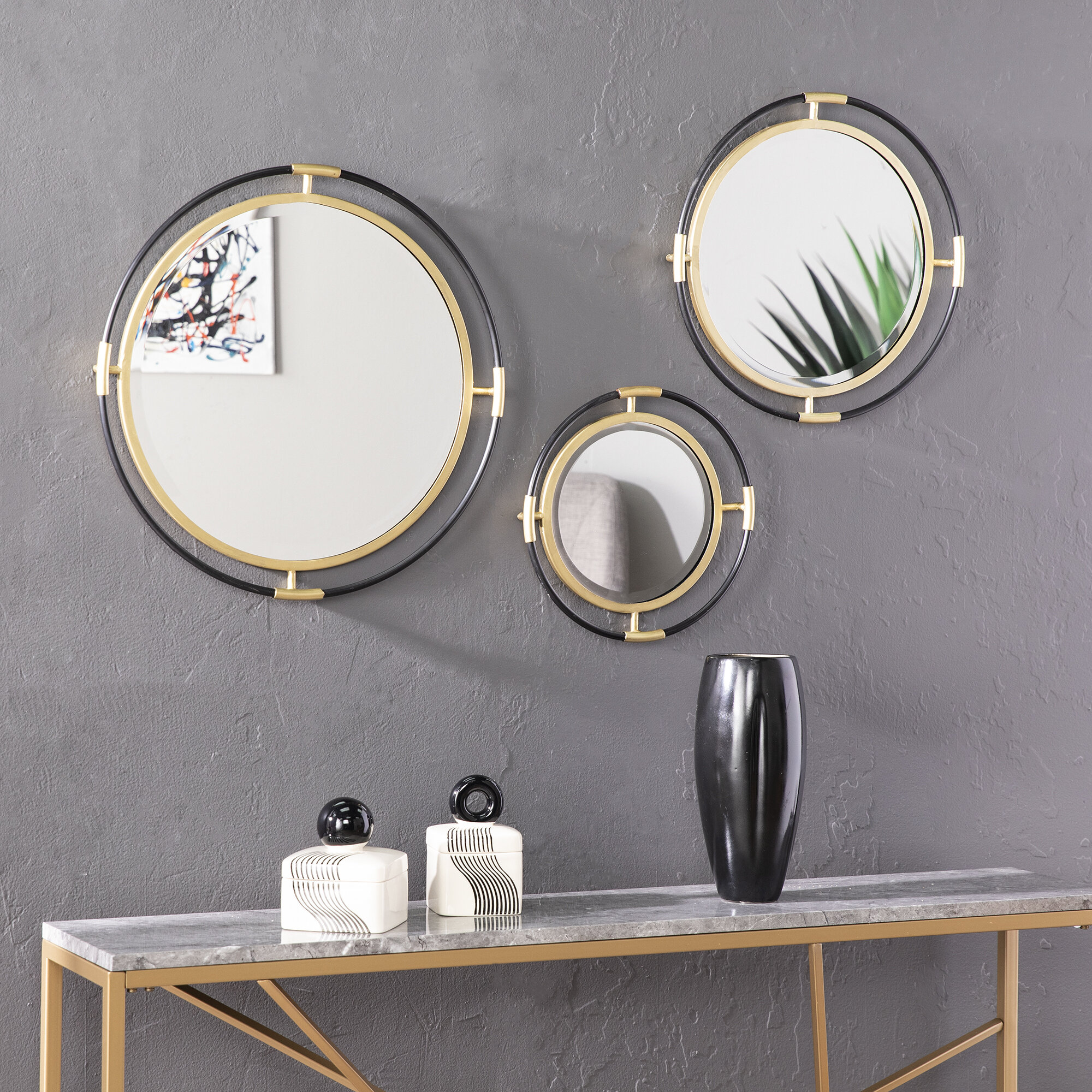 set of 3 mirrors