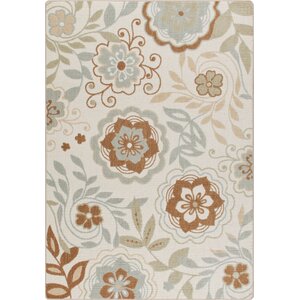 Mix and Mingle Ivory Garden Passage Rug