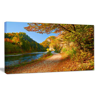 Designart Rapid Virgin River Photographic Print On Wrapped Canvas Wayfair