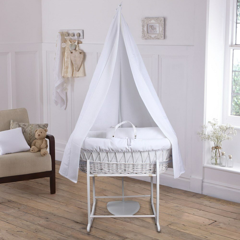 Clair De Lune Waffle Moses Basket Reviews Wayfair Co Uk