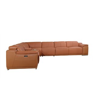 Waldorf 7 Piece 4-Power Symmetrical Reclining Sectional By Global United