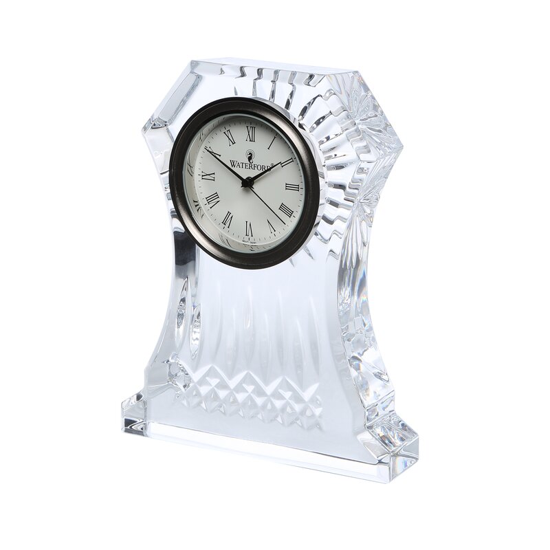 Waterford Crystal Shelf Office Desk Mantle Decor Clock Ebay Crystal Shelves Mantle Decor Clock