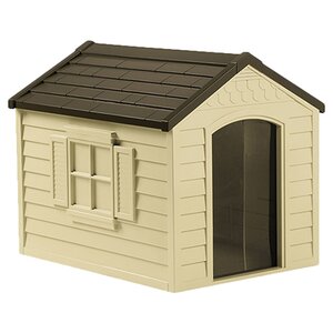 Deluxe Dog House in Tan & Mocha