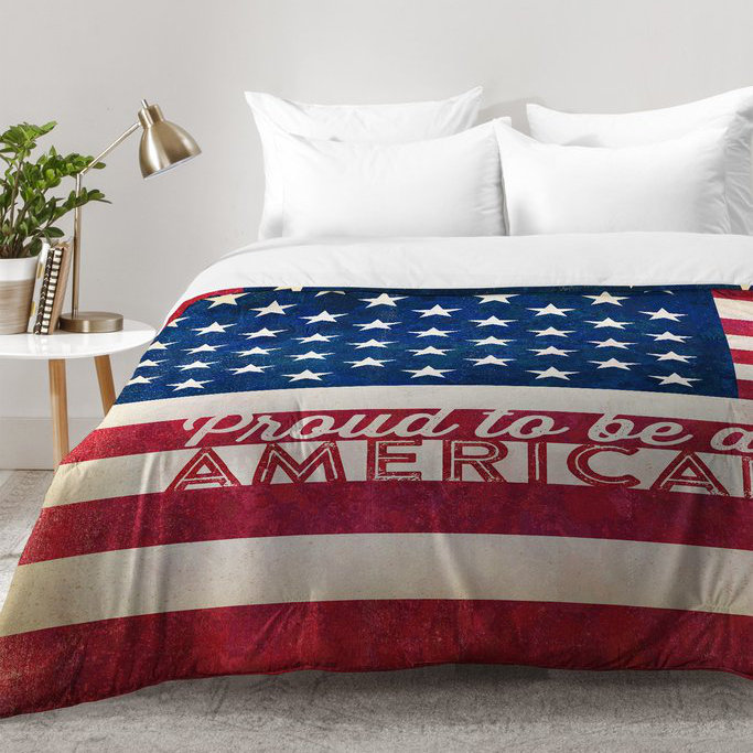 East Urban Home Proud To Be An American Flag Comforter Set