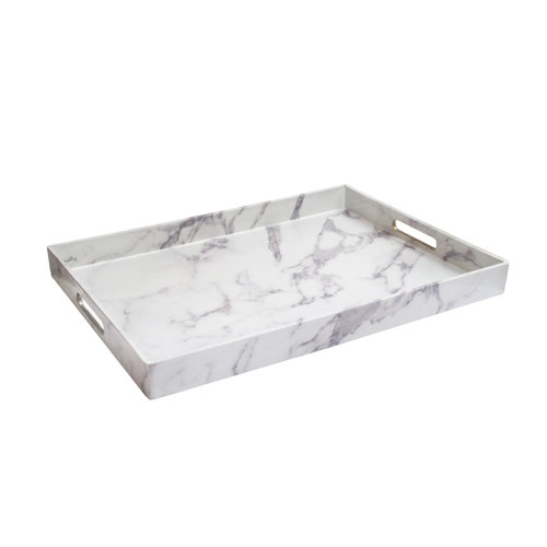 white table tray