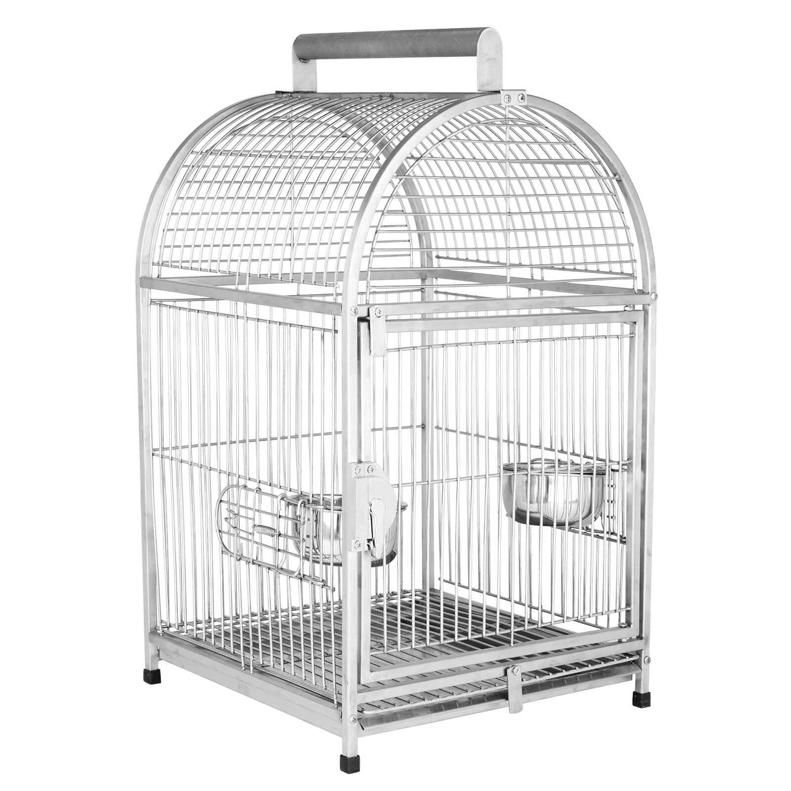 stainless steel parrot cage