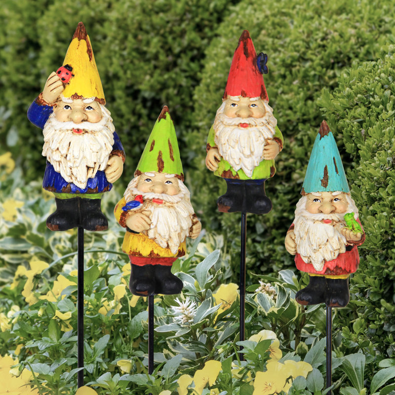 Winston Porter Tennessee Gnome Pot 4 Piece Garden Stake Set Reviews Wayfair Buy garden garden stakes and get the best deals at the lowest prices on ebay! tennessee gnome pot 4 piece garden stake set