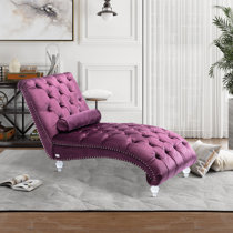 mauve chaise lounge