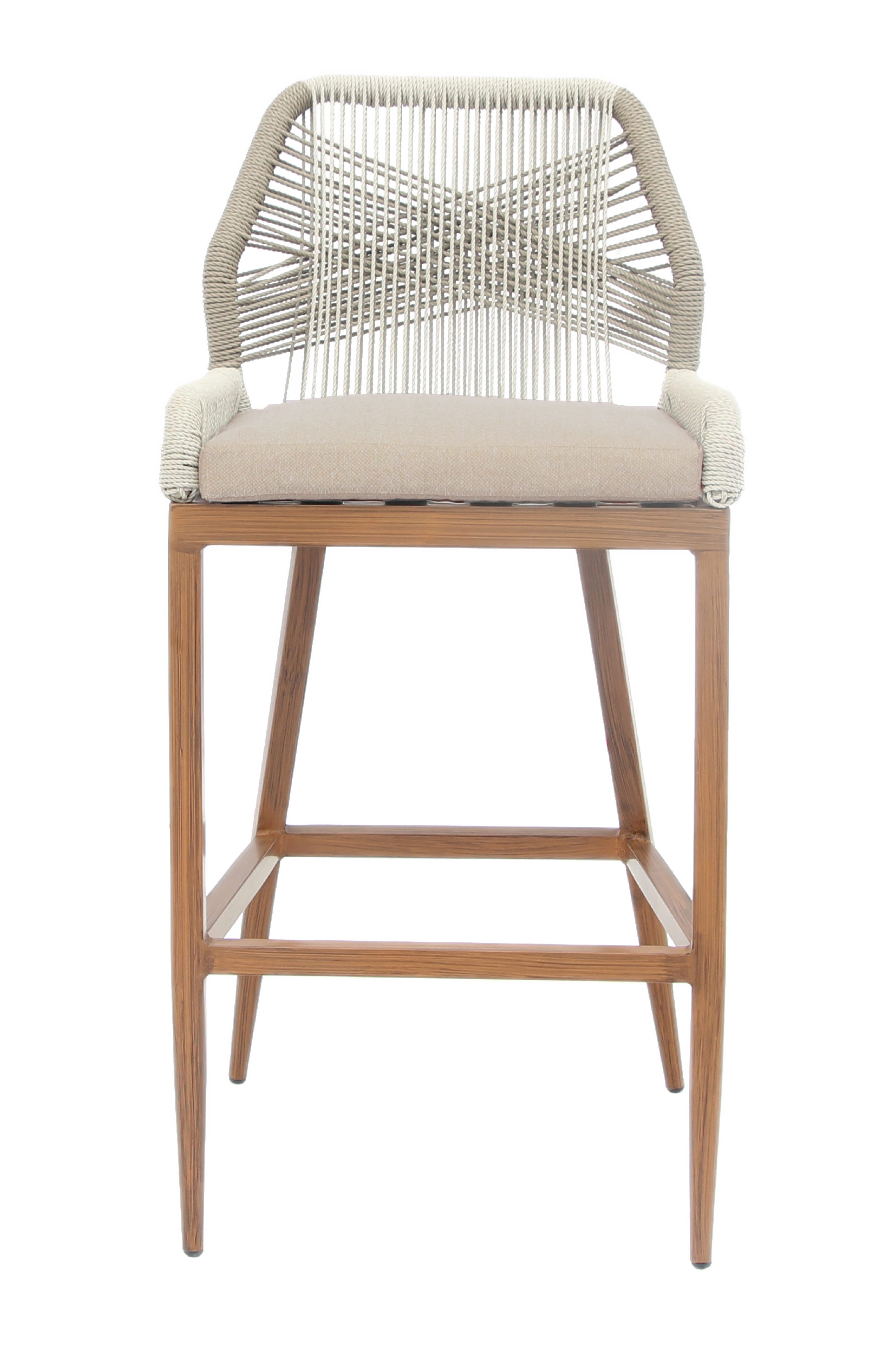 Sand & Stable Bess Patio Bar Stool with Cushion & Reviews Wayfair