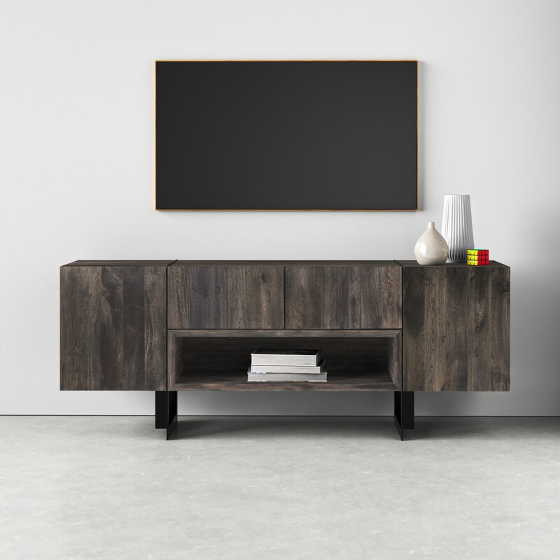 Brunello 72'' Solid Acacia Solid Wood TV Stand & Reviews ...