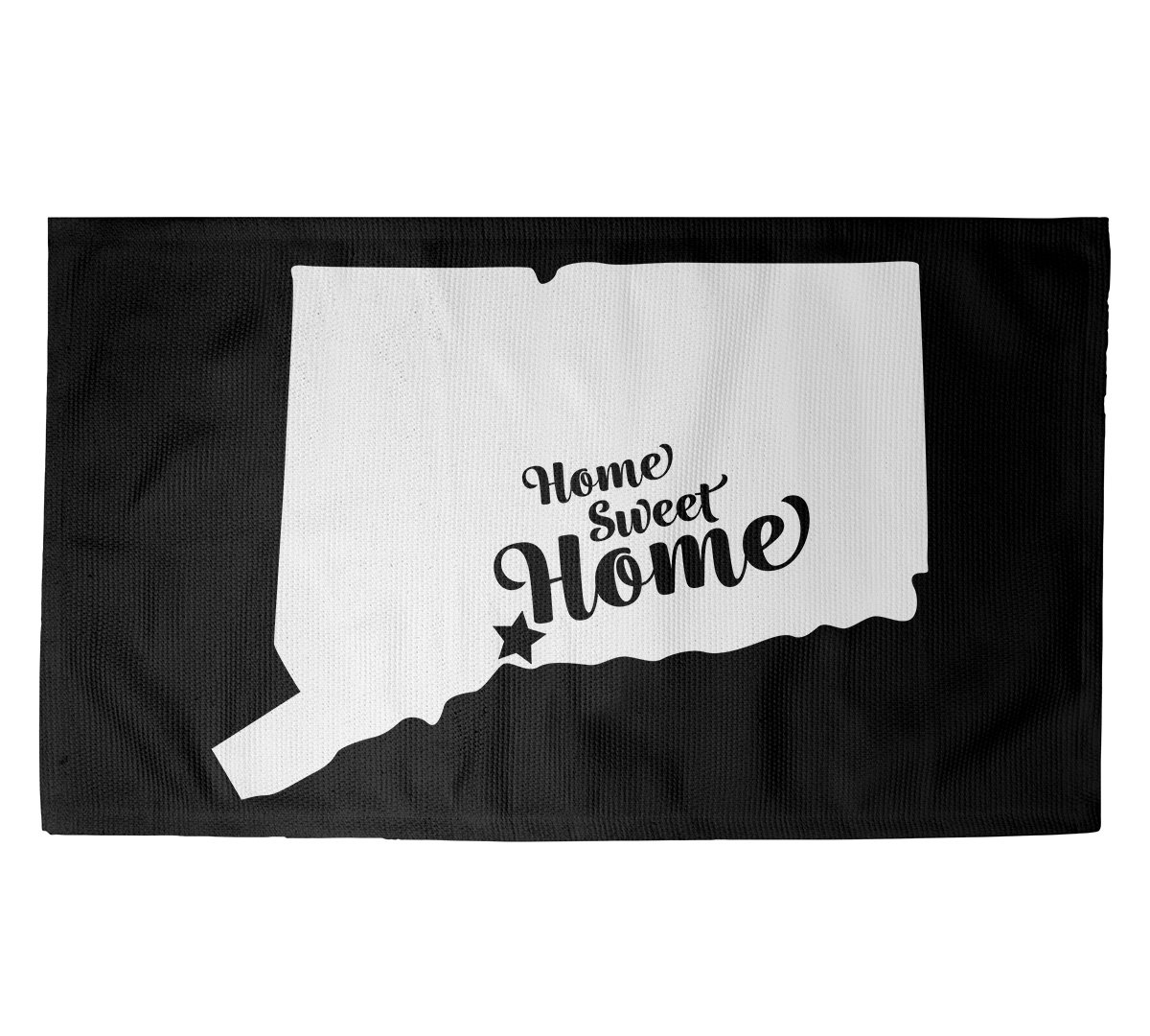 East Urban Home Home Sweet New Haven Black Area Rug Wayfair