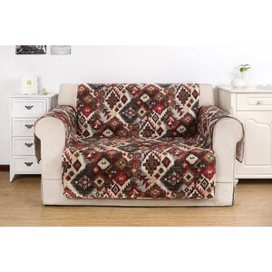 Folk Festival Rustic Quilted Loveseat Slipcover