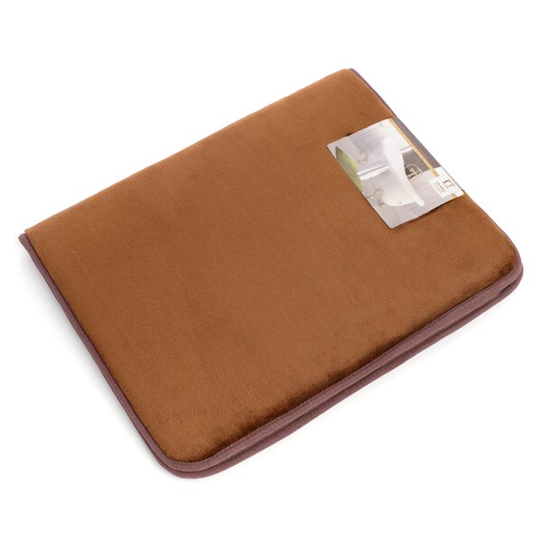 chocolate brown bath mat