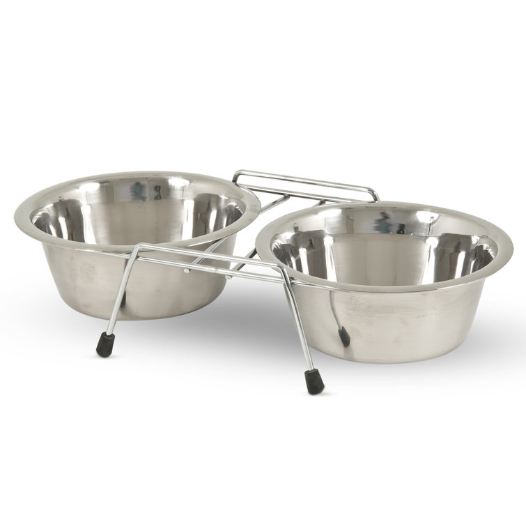 metal dog dish