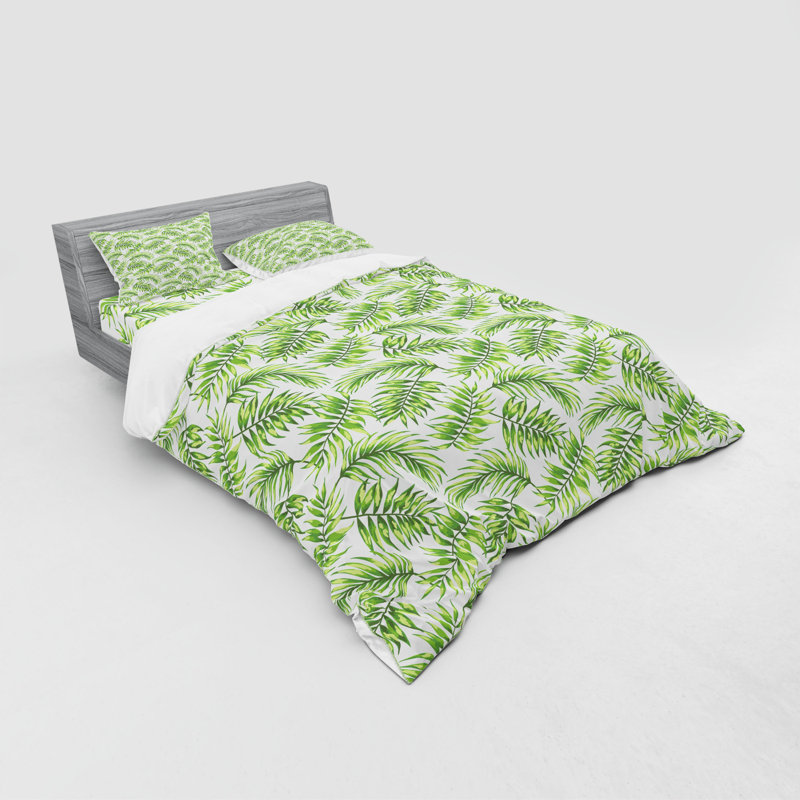 East Urban Home Palm Leaf Exotic With Tropical Leaves In