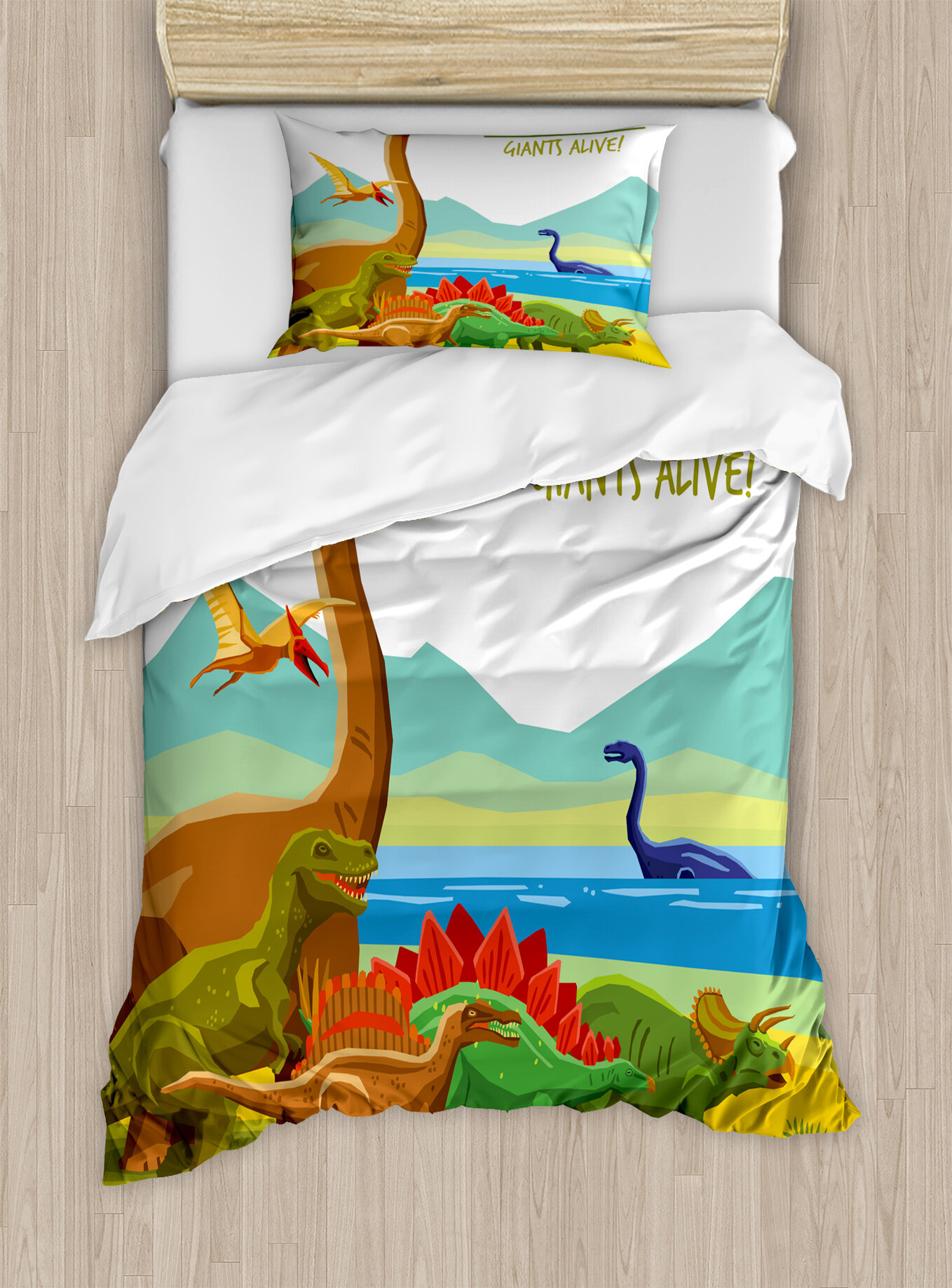 East Urban Home Dinosaur Duvet Cover Set Wayfair