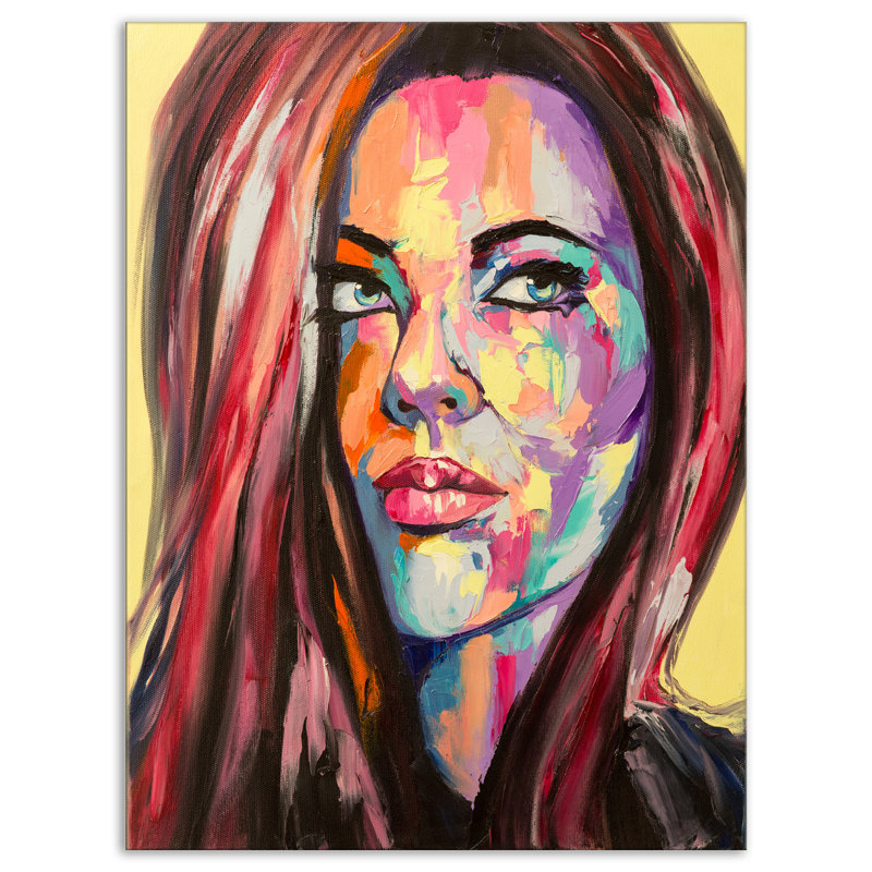 East Urban Home Woman Portrait It S Not That Simple Wrapped