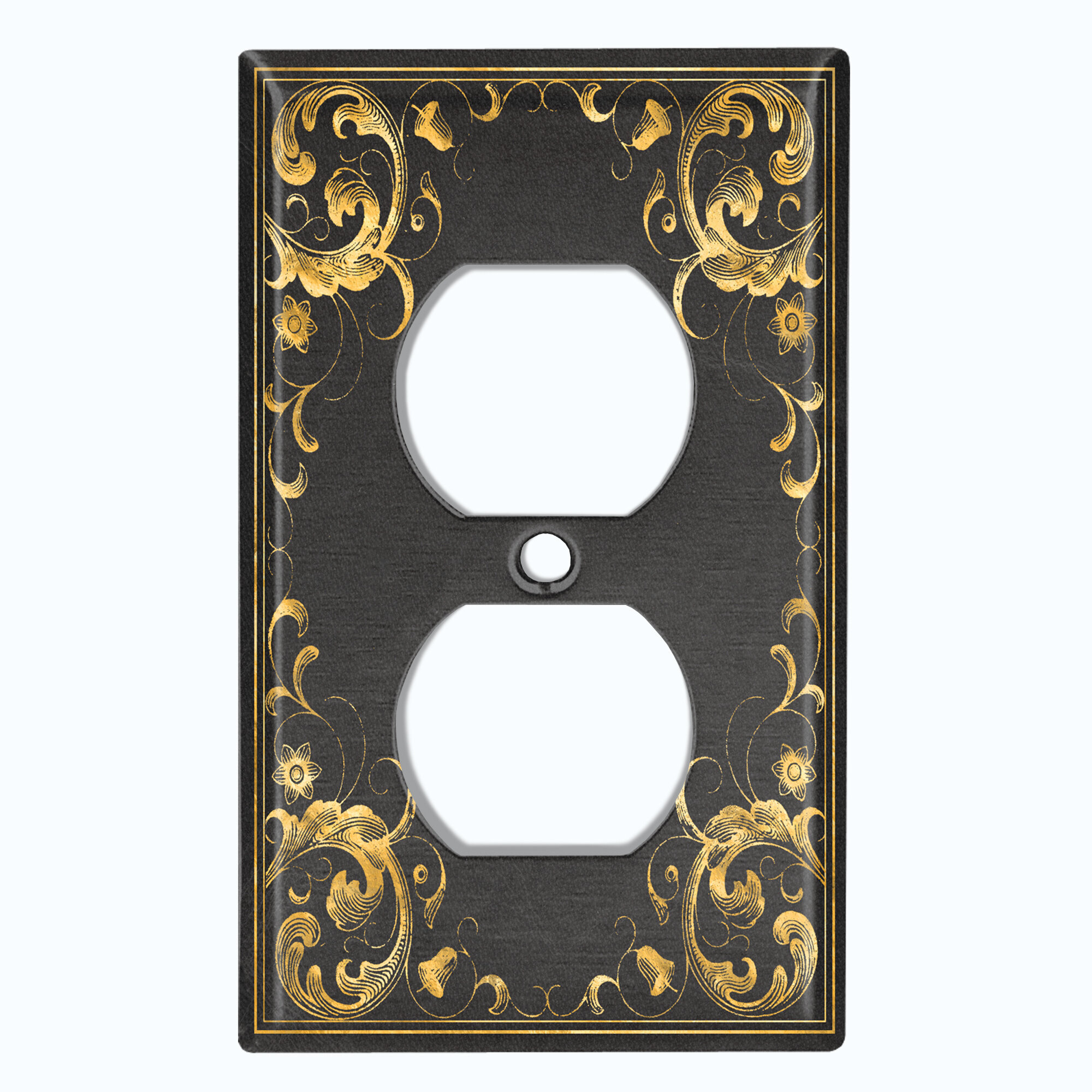 WorldAcc 1-Gang Duplex Outlet Wall Plate | Wayfair