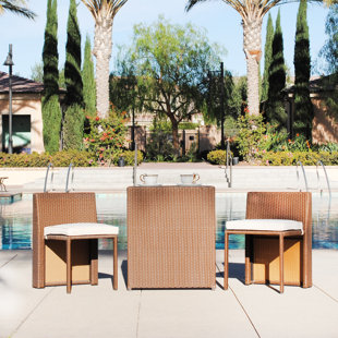 Albina 3 Piece Rattan Conversation Set with review