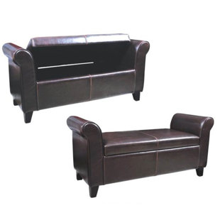 Go to store & view more images Warehouse of Tiffany Upholstered Storage Bench