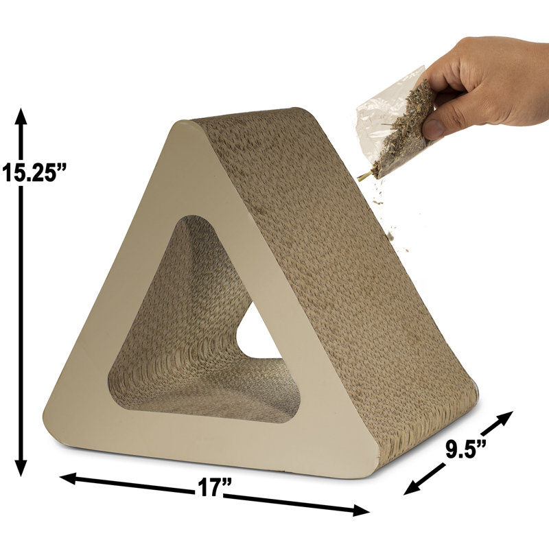 Tucker Murphy Pet Janke 3 Sided Vertical Cat Different Cardboard