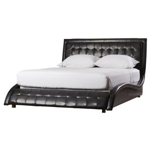 Alpha Queen Upholstered Platform Bed by Willa Arlo Interiors