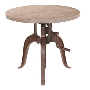 Adjustable Height Pub Table by Yosemite Home Decor