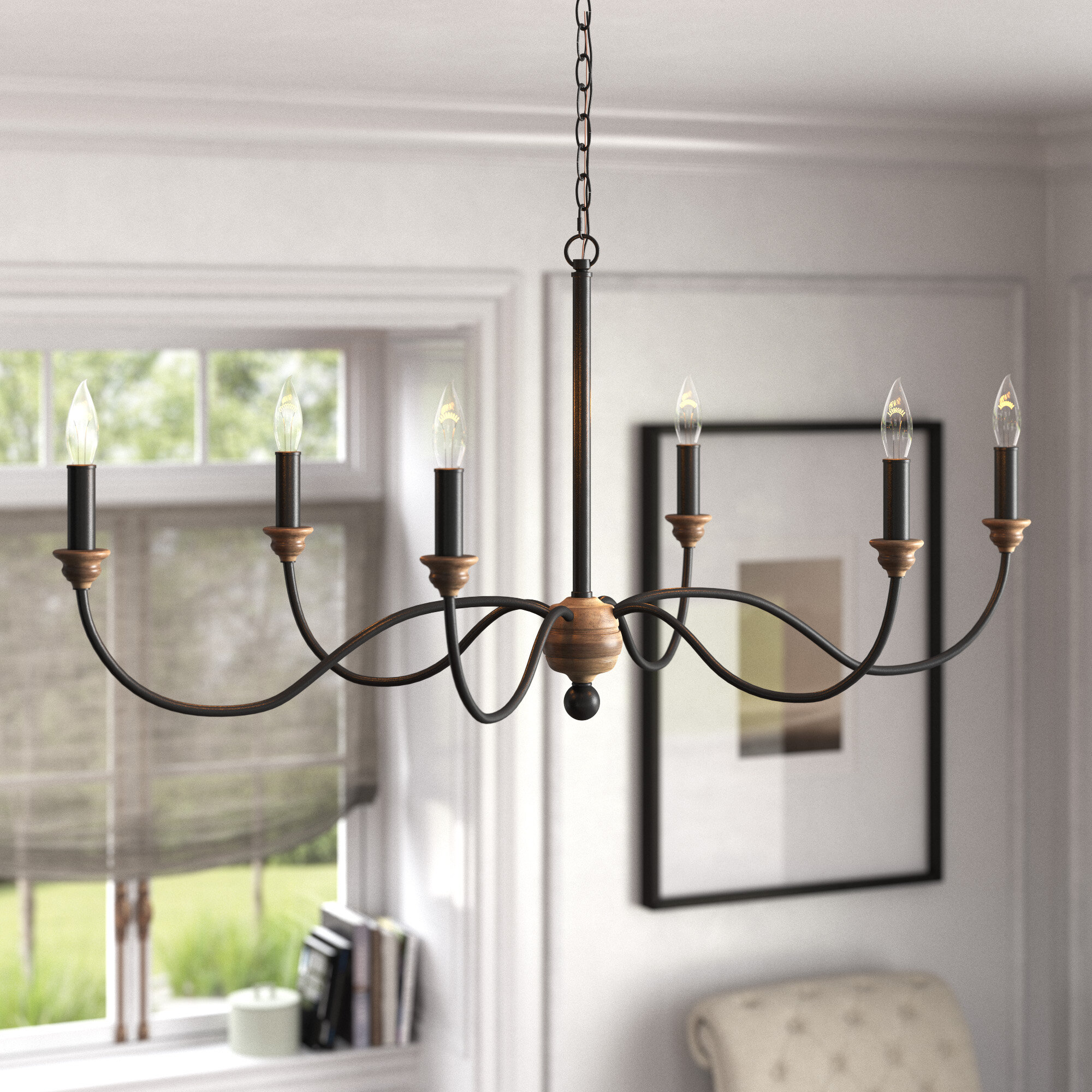 Kelly Clarkson Home Natchez 6 - Light Dimmable Classic / Traditional ...