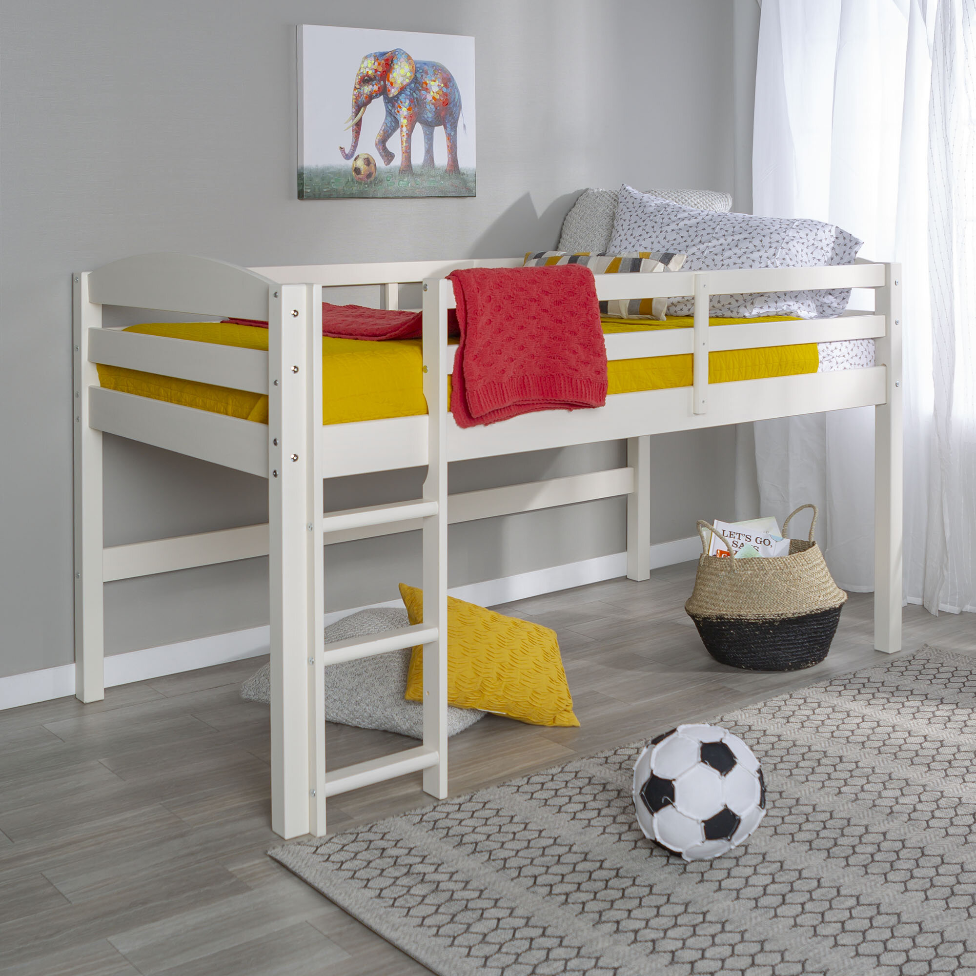 low twin bunk bed