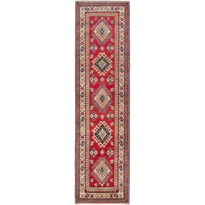 One-of-a-Kind Finest Gazni Hand-Knotted Red Area Rug