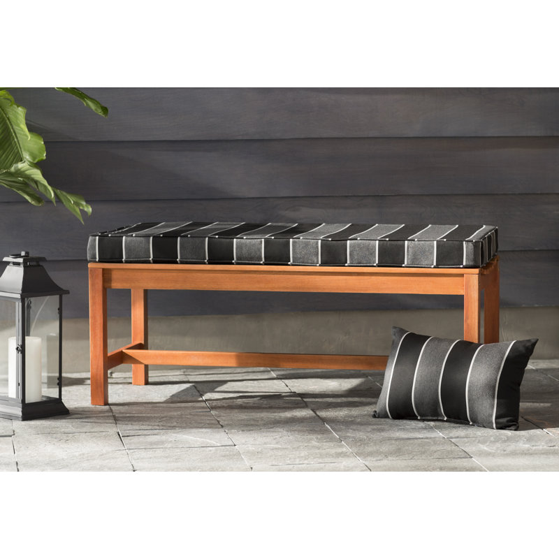 Brayden Studio Hinkel Indoor Outdoor Sunbrella Bench Cushion Wayfair