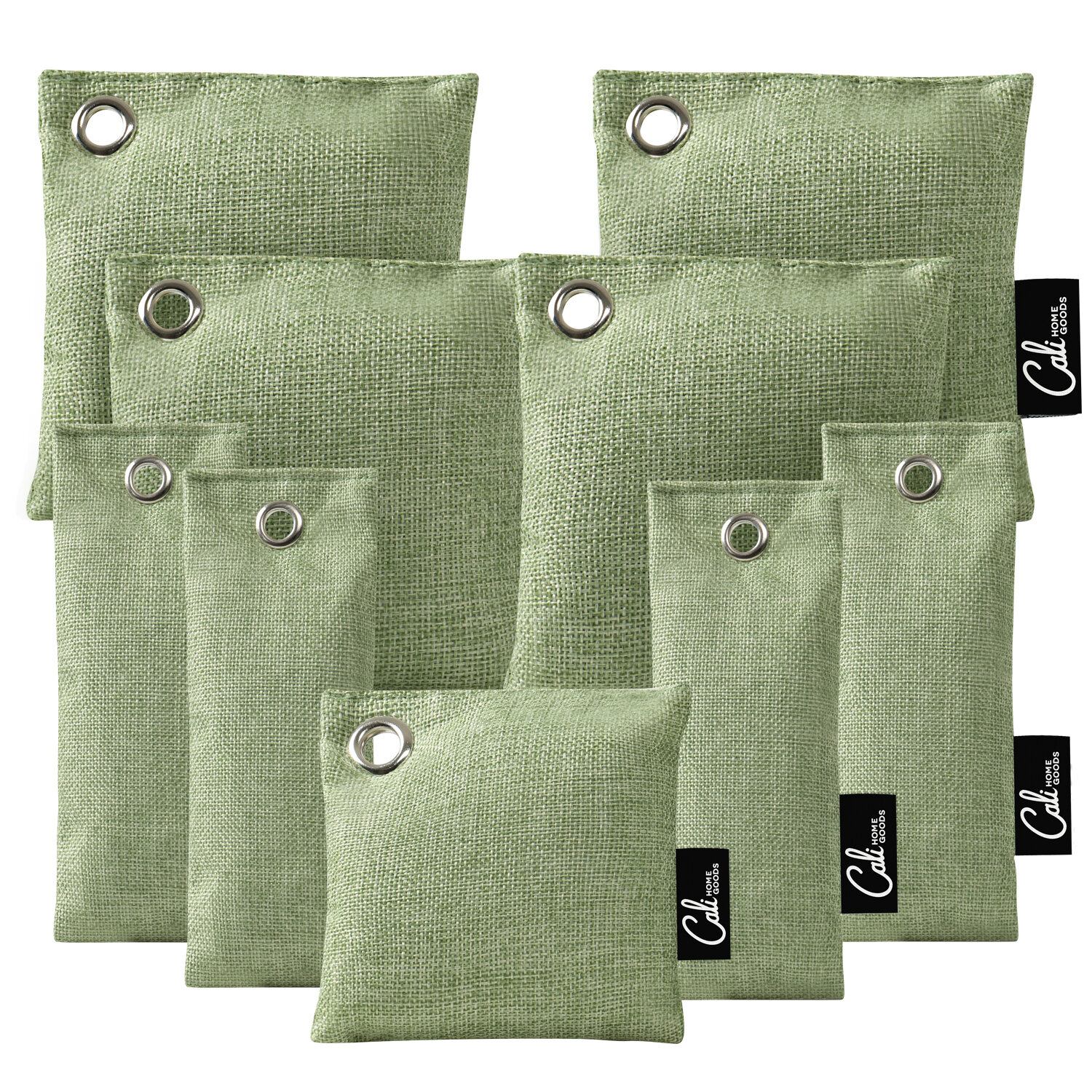 9 Pack Green Bamboo Charcoal Air Purifying Bags 60g & 100g 50g 