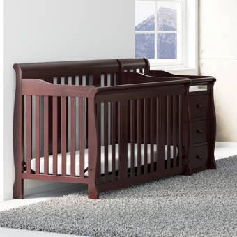 delta children abby convertible crib and changer