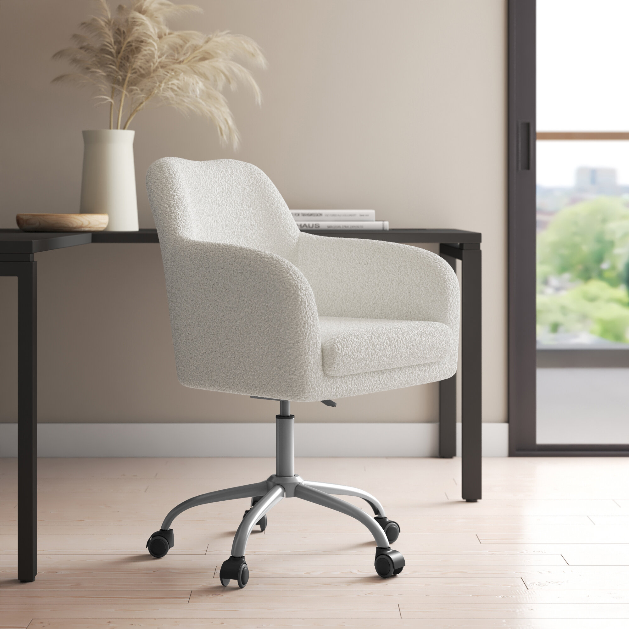 wayfair fabric office chair