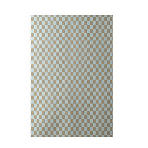 Geometric Beige Indoor/Outdoor Area Rug