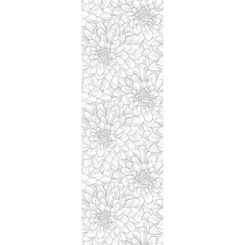 Bungalow Rose Lipscomb Removable Dahlia Peony Flowers 10 L X 25 W Peel And Stick Wallpaper Roll Wayfair Peel and stick wallpaper : wayfair