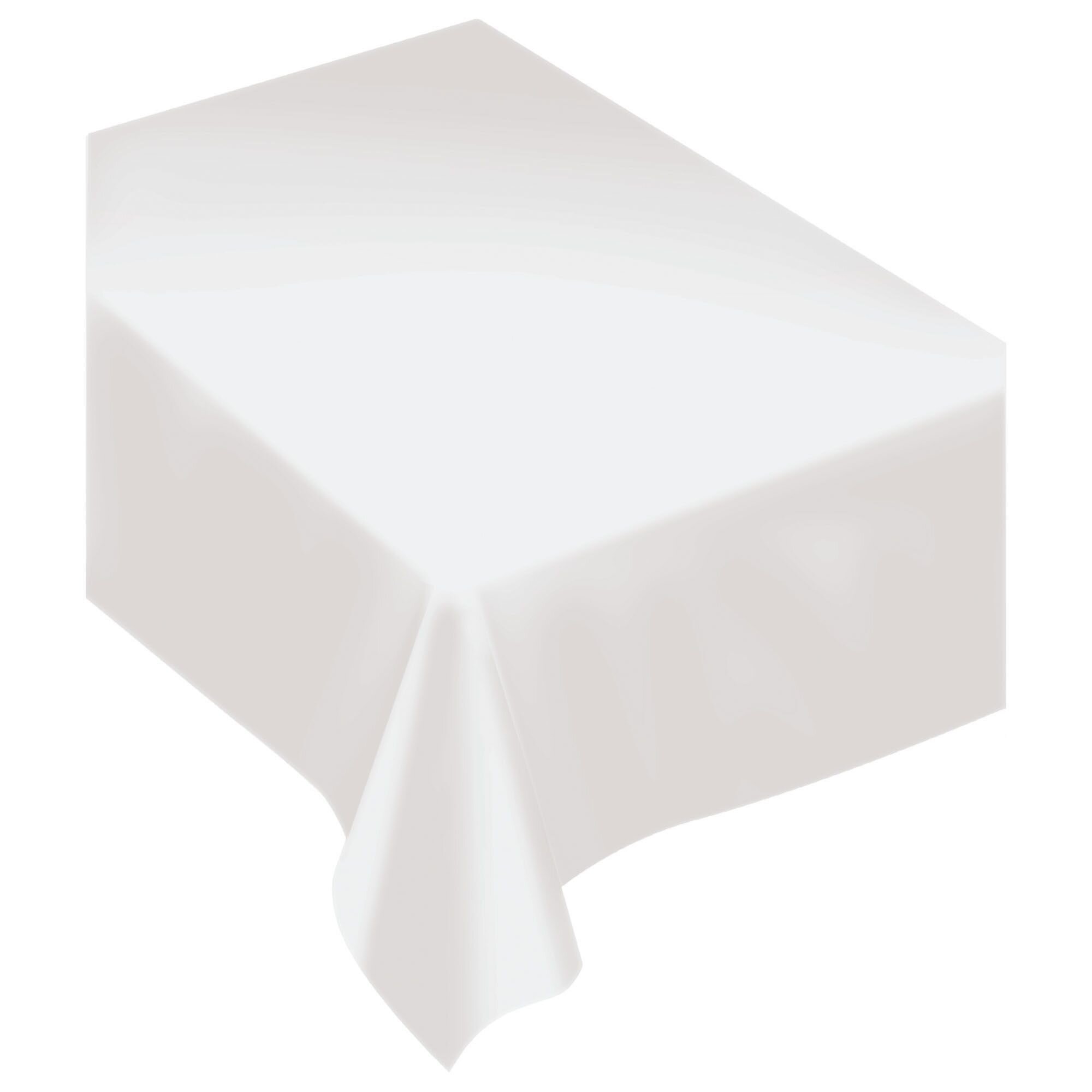 White Wedding Rectangle Tablecloth Tablecloth 56 x 80 Inch-White Rectangular Table Cloth Washable Polyester Great for Buffet Table Holiday Dinner Parties