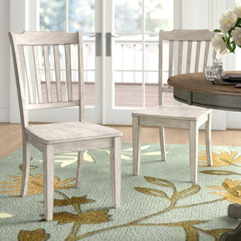 Three Posts Stockton Solid Wood Dining Chair Reviews Wayfair Ca