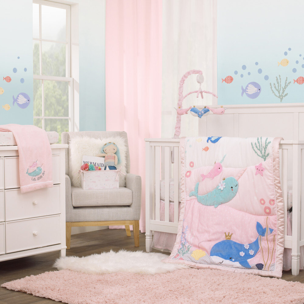 narwhal baby bedding